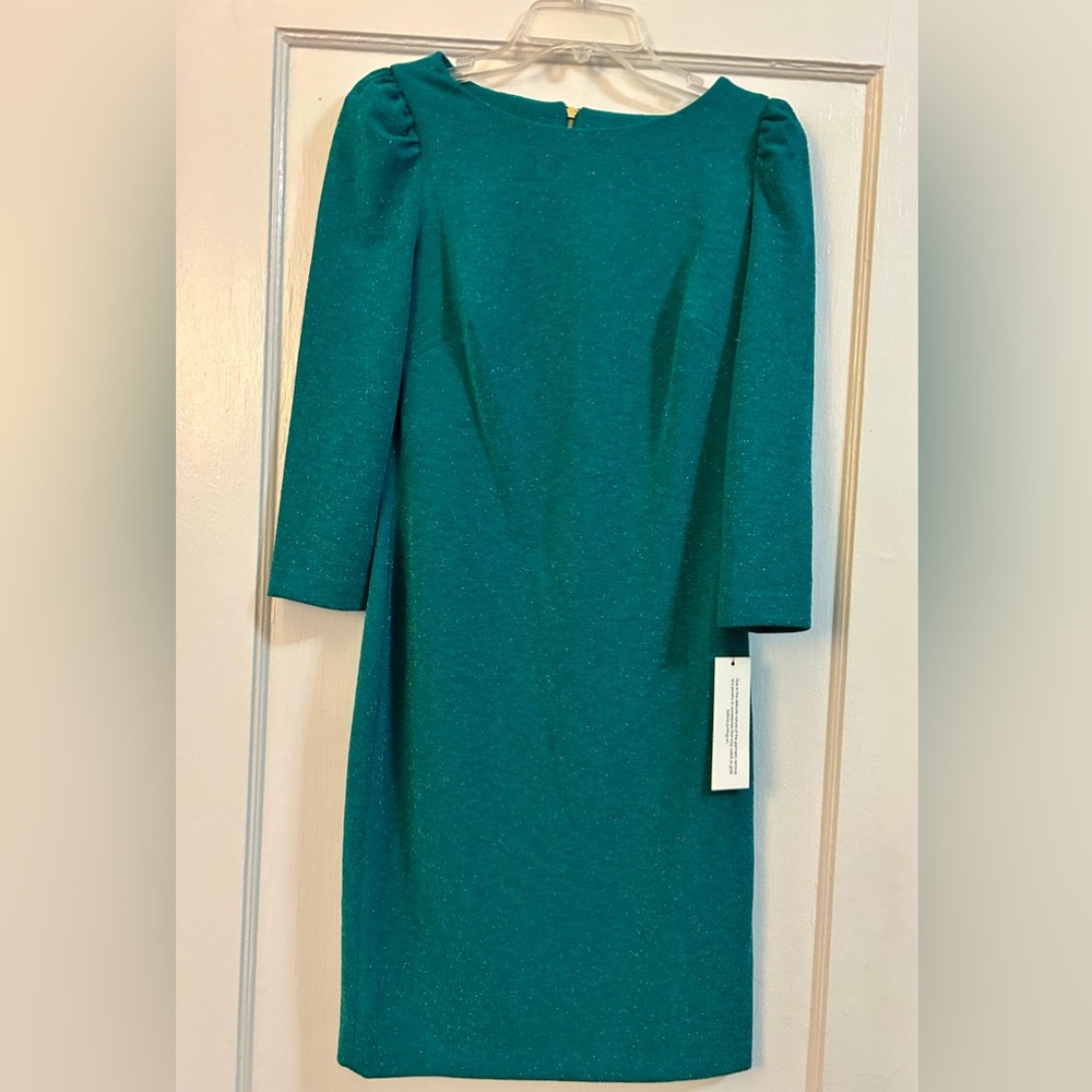 Calvin Klein Green Sparkle Dress. NWT